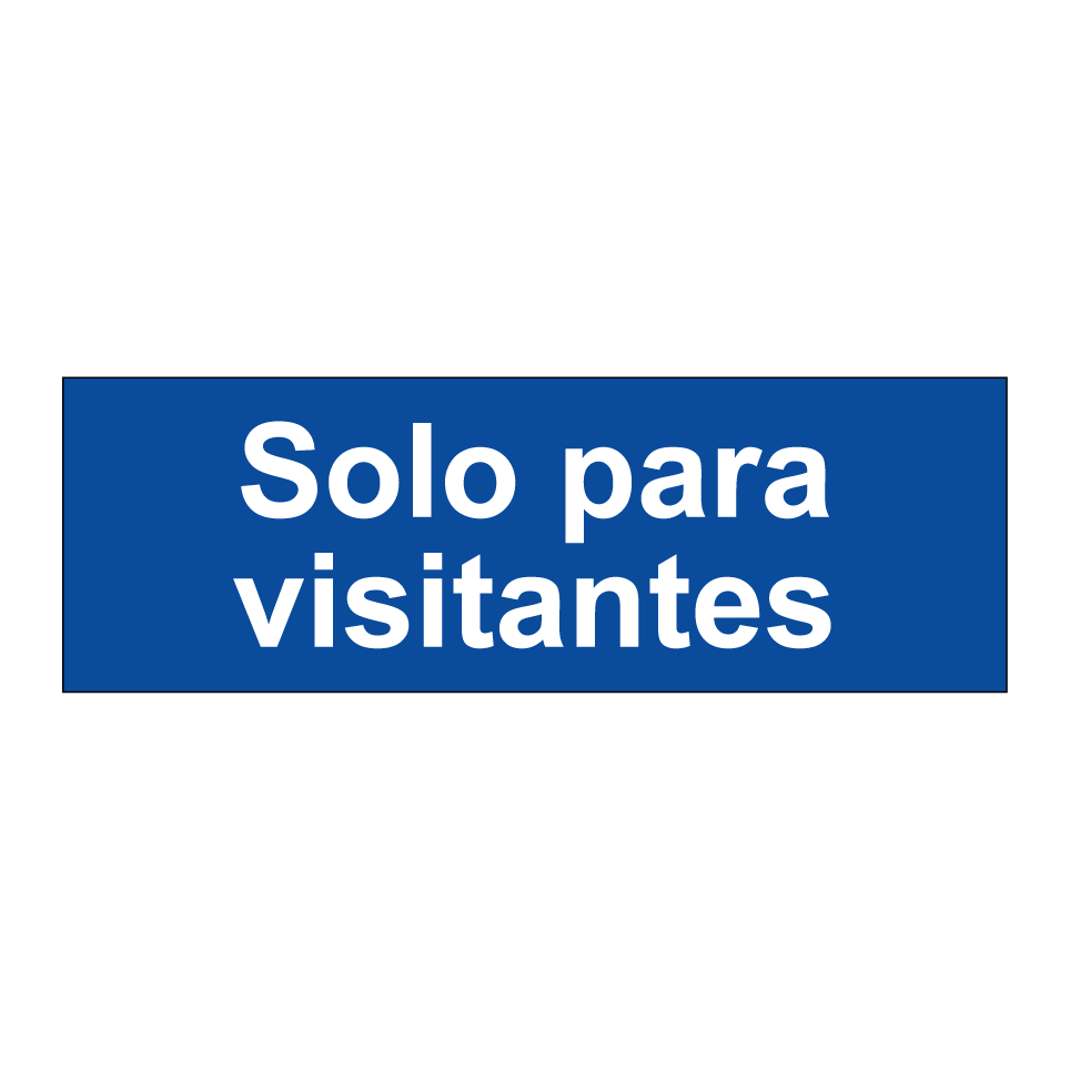 Solo para visitantes