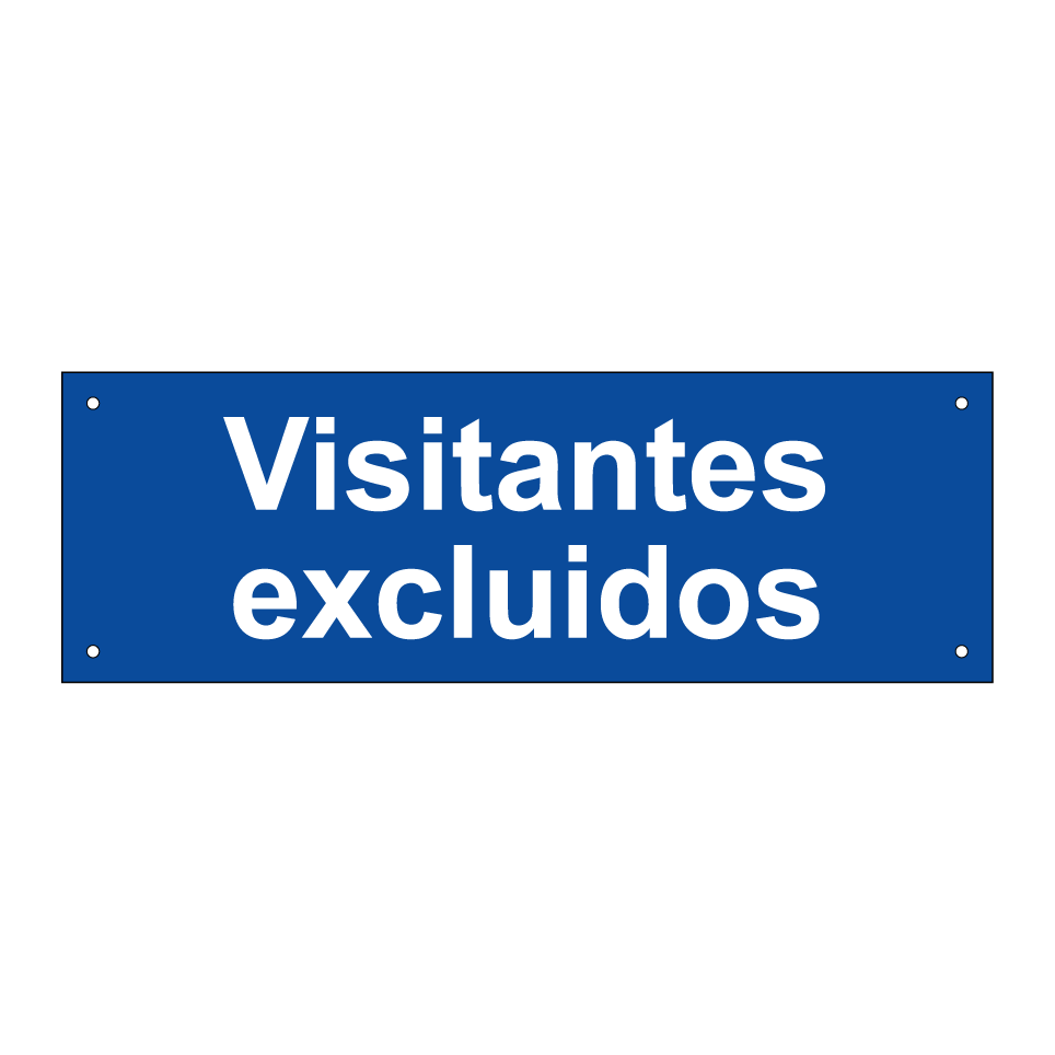 Visitantes excluidos