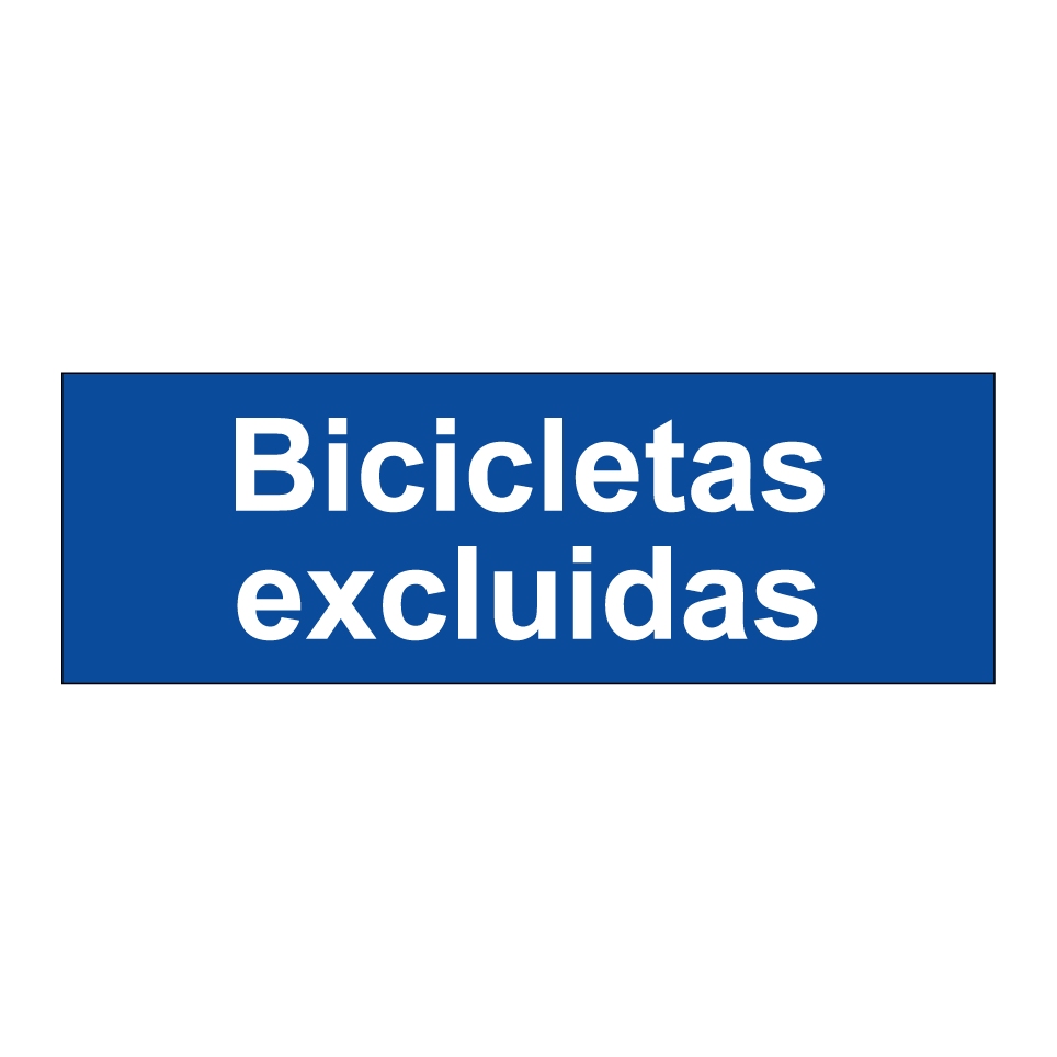 Bicicletas excluidas