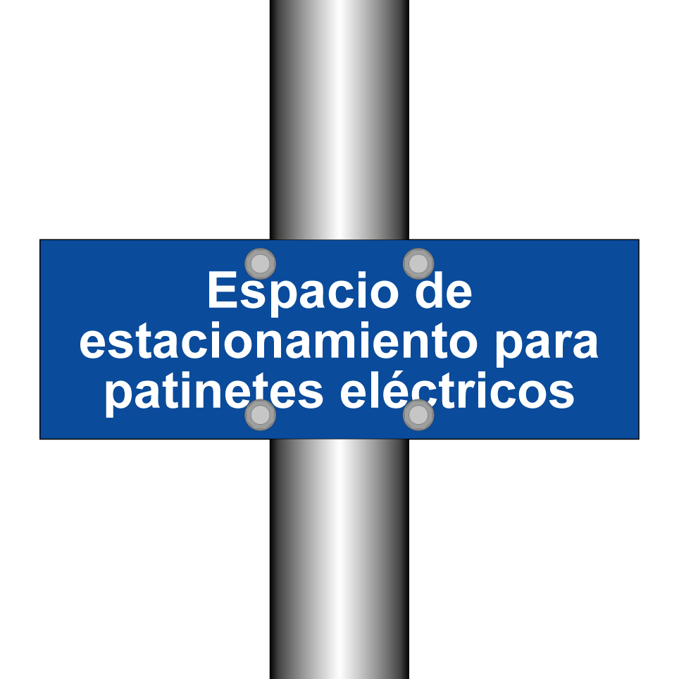 Espacio de estacionamiento para patinetes eléctricos