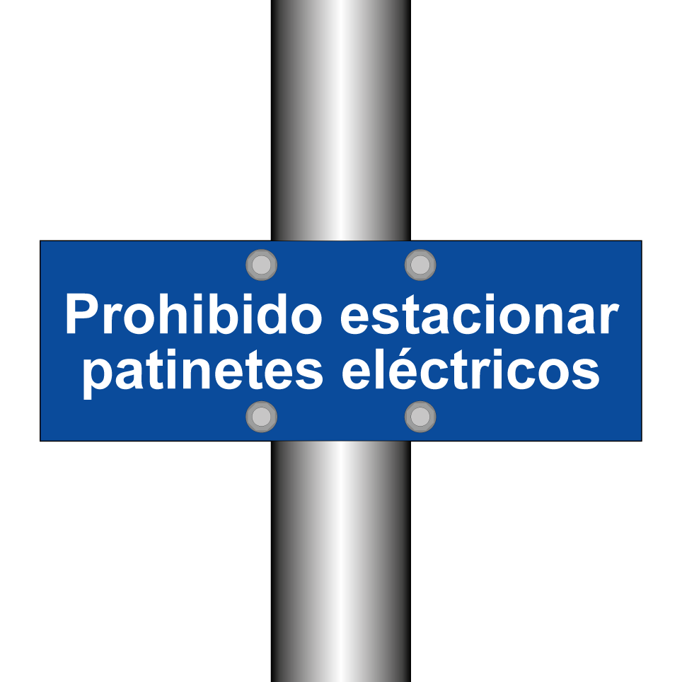Prohibido estacionar patinetes eléctricos