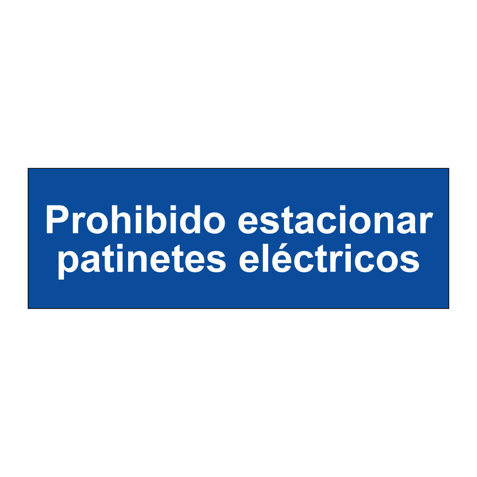 Prohibido estacionar patinetes eléctricos