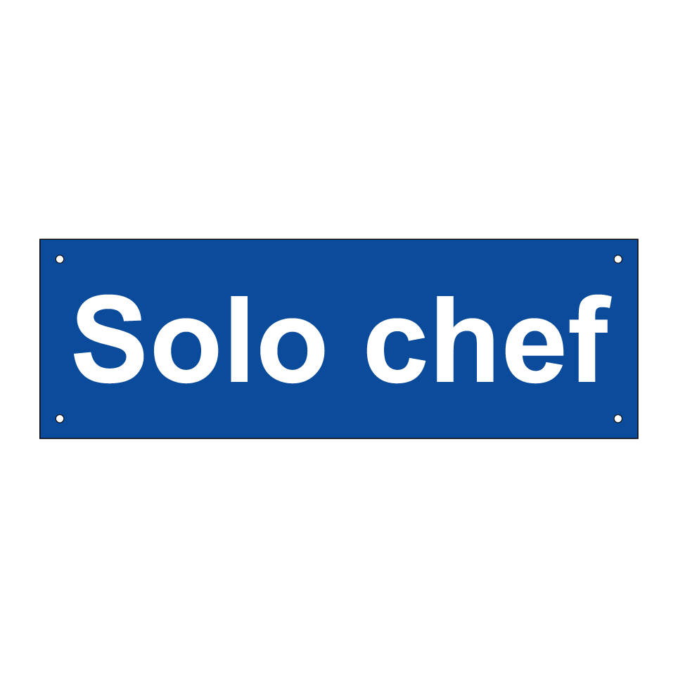 Solo chef