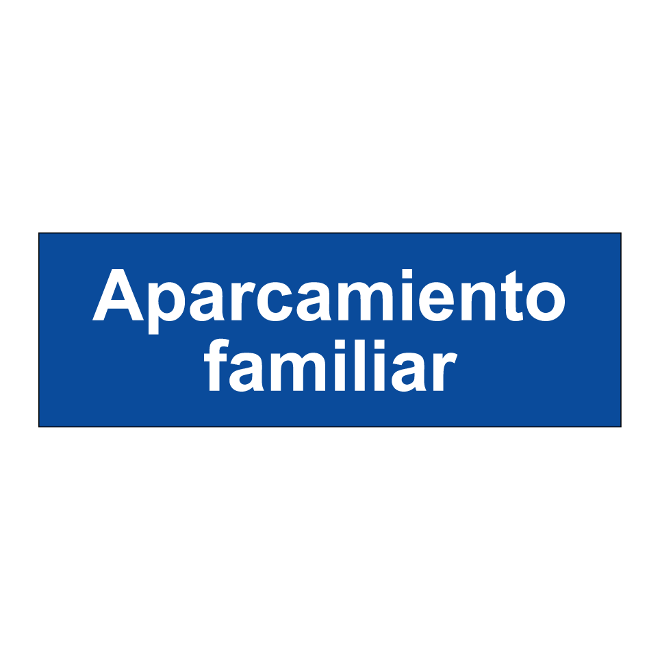 Aparcamiento familiar