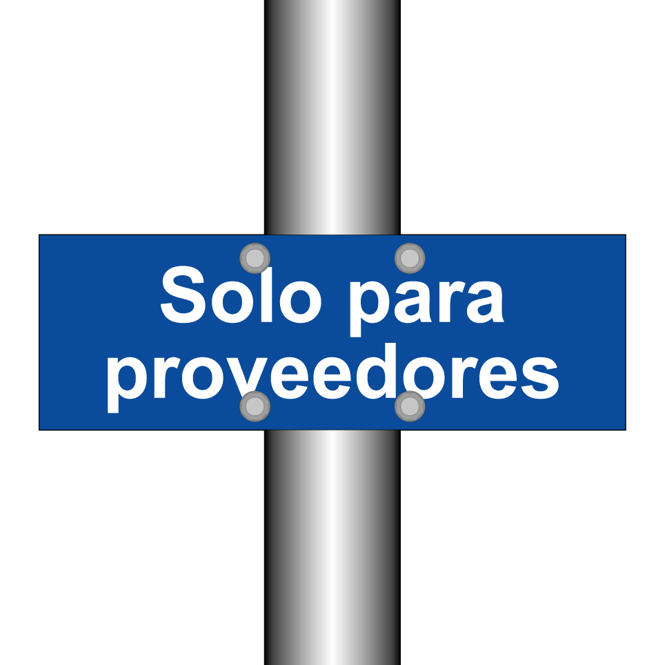 Solo para proveedores