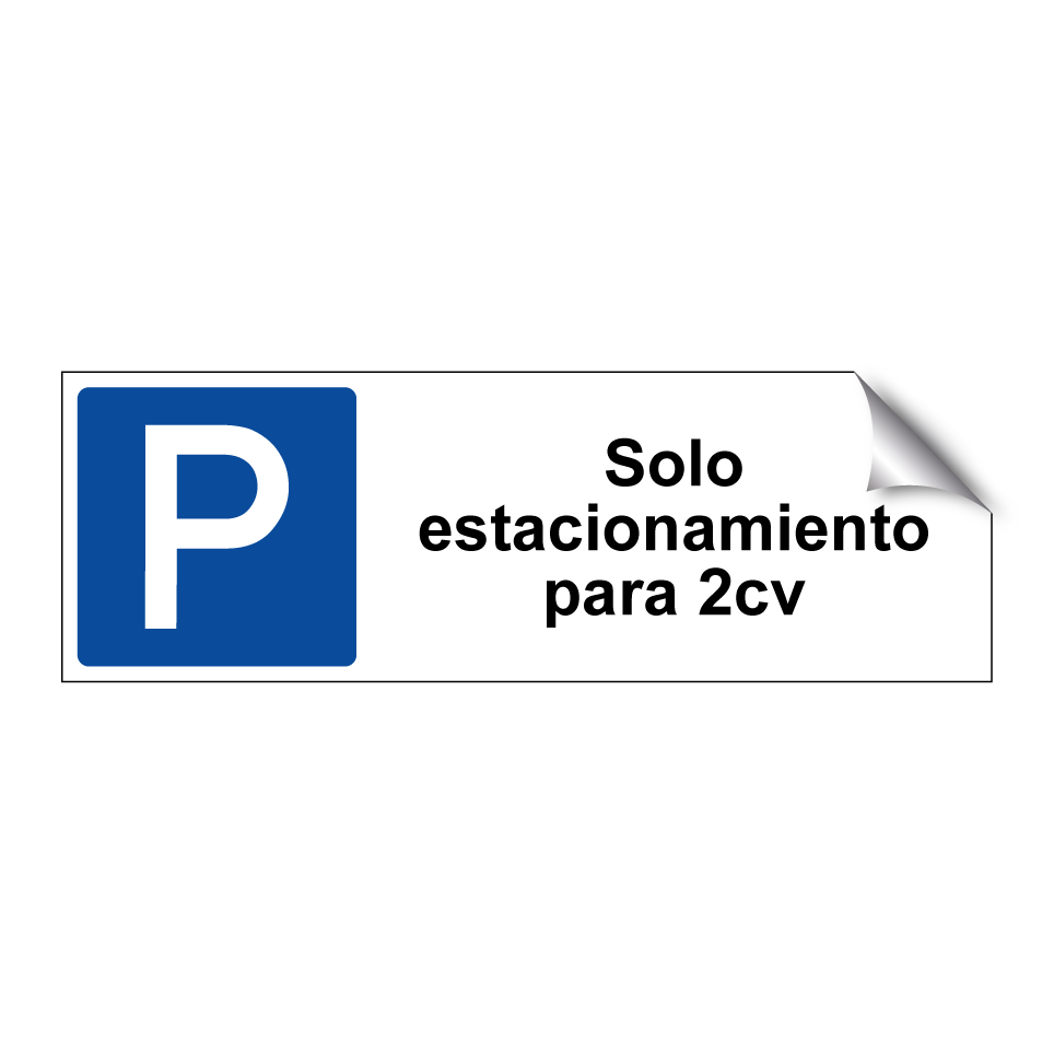 Solo estacionamiento para 2cv