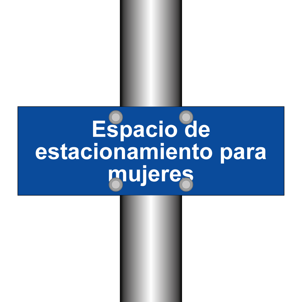 Espacio de estacionamiento para mujeres