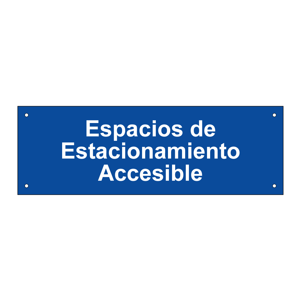 Espacios de Estacionamiento Accesible