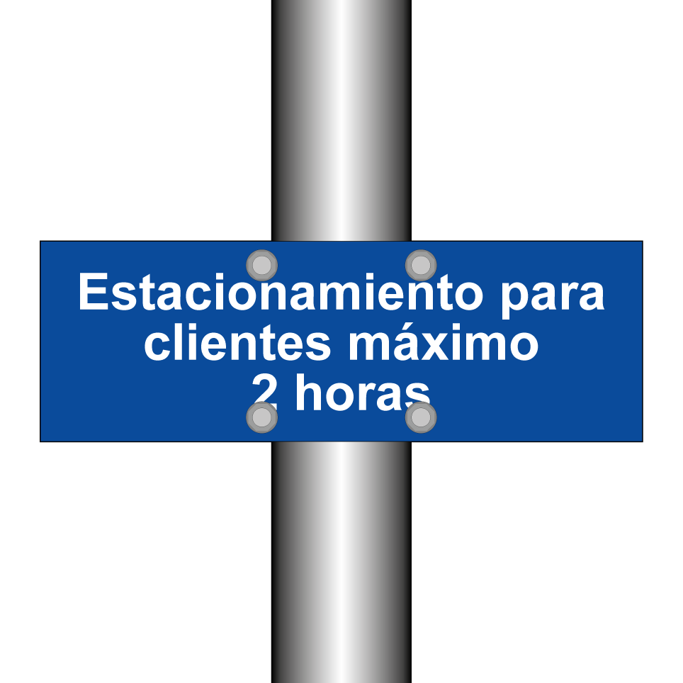 Estacionamiento para clientes máximo 2 horas
