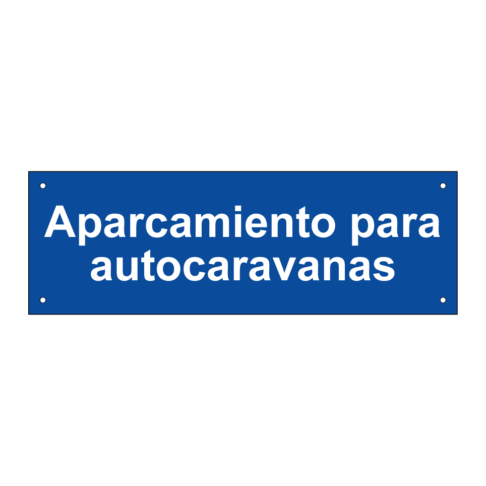 Aparcamiento para autocaravanas