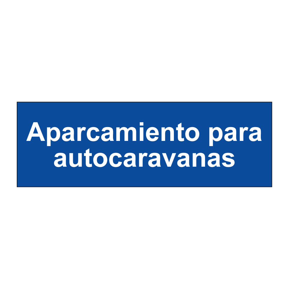 Aparcamiento para autocaravanas