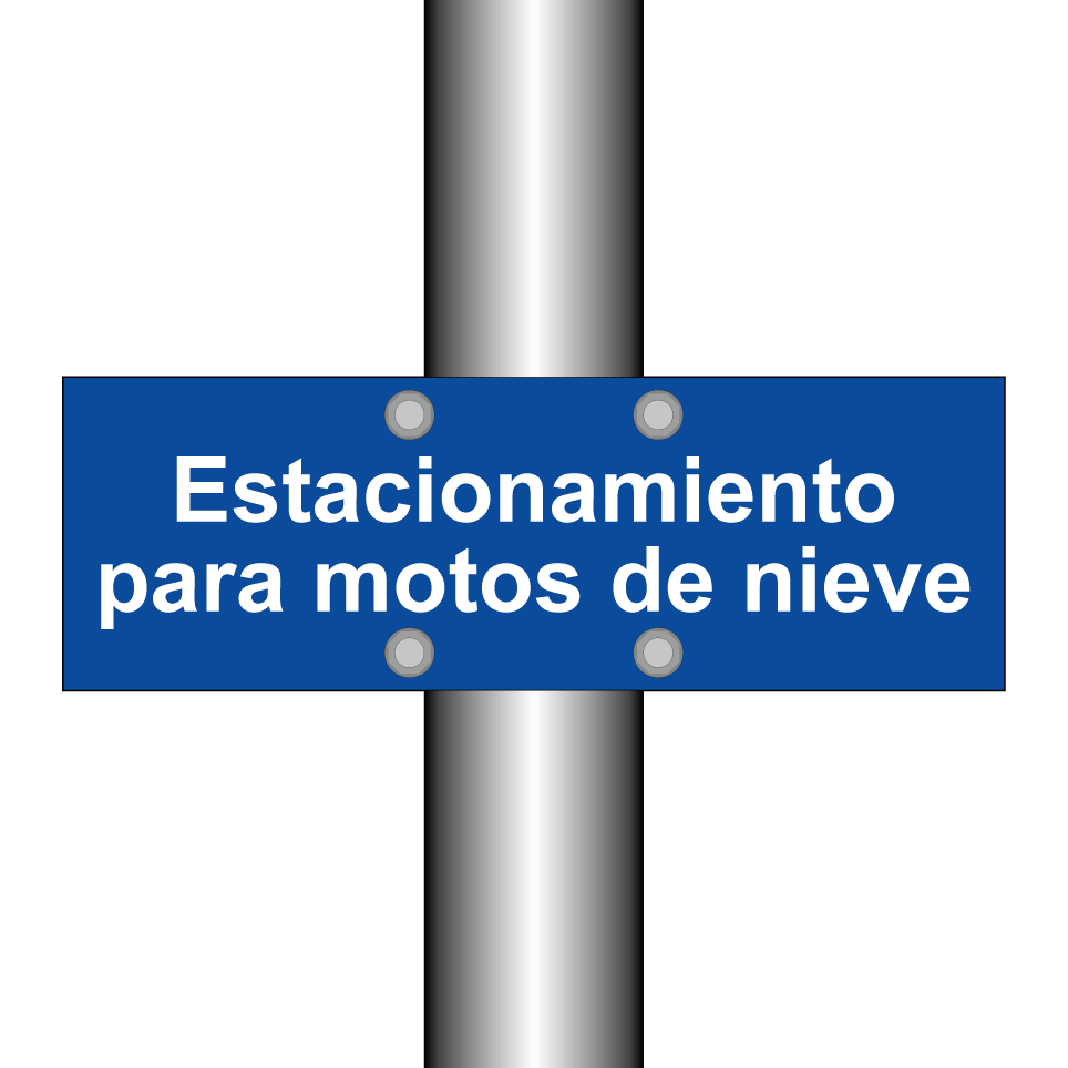 Estacionamiento para motos de nieve