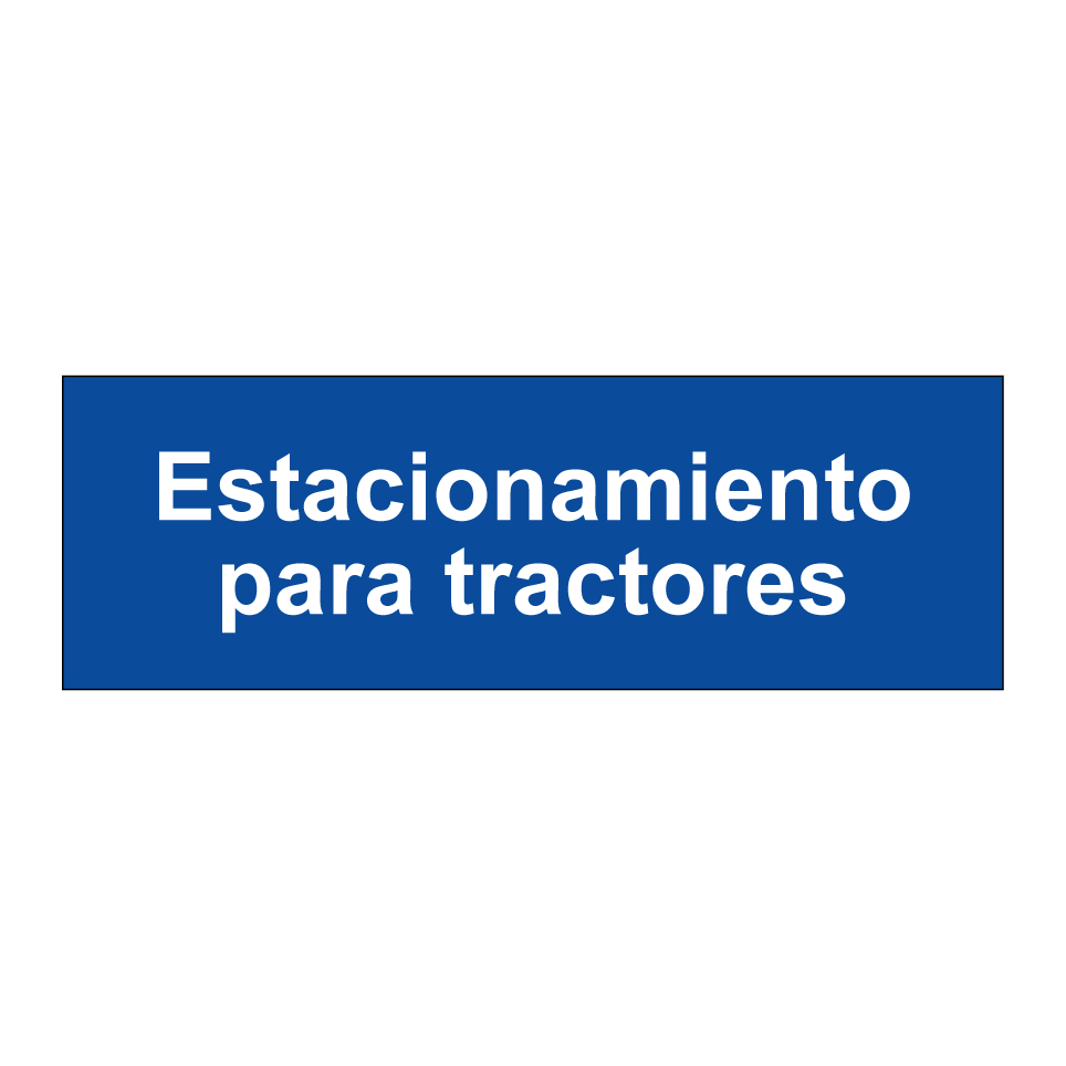 Estacionamiento para tractores