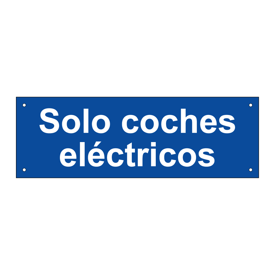Solo coches eléctricos