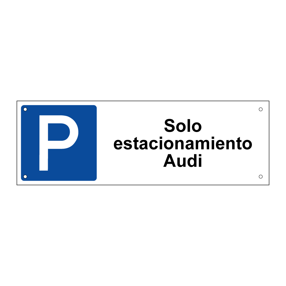 Solo estacionamiento Audi