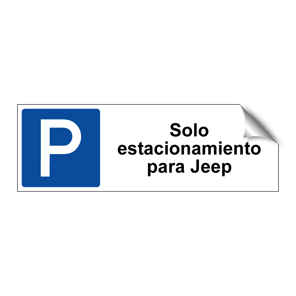 Solo estacionamiento para Jeep