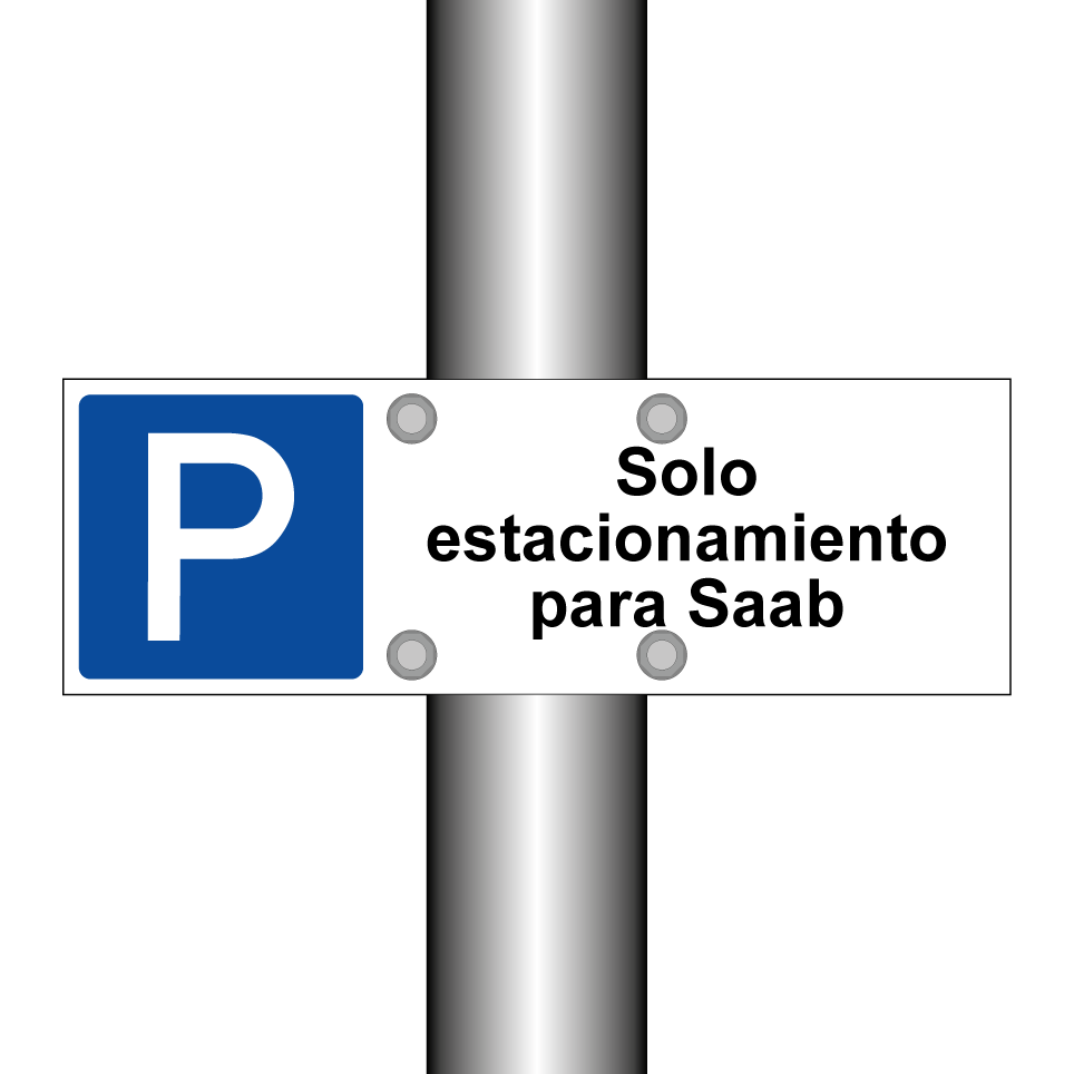 Solo estacionamiento para Saab