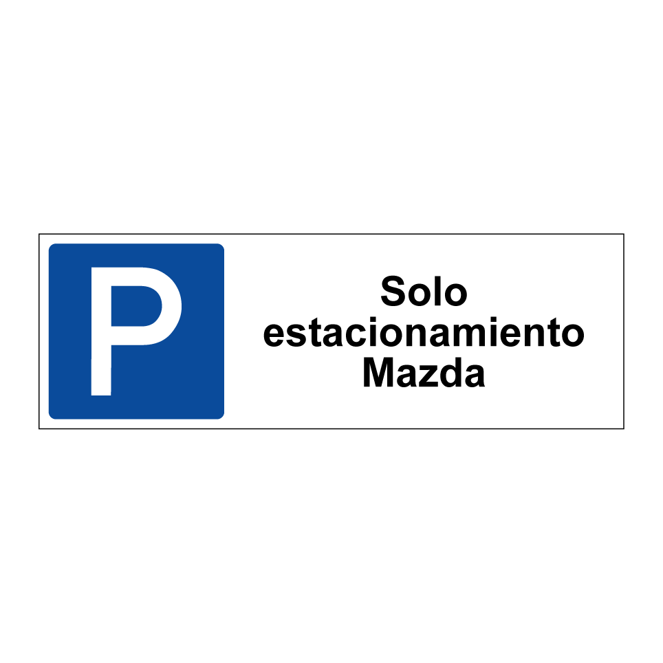 Solo estacionamiento Mazda