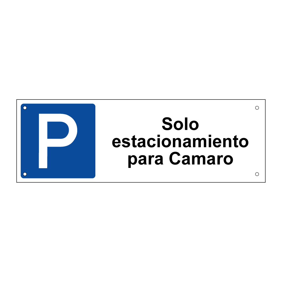 Solo estacionamiento para Camaro
