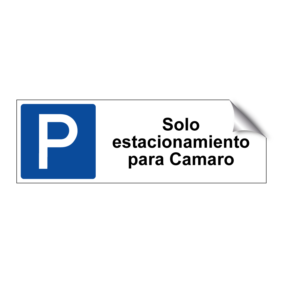 Solo estacionamiento para Camaro