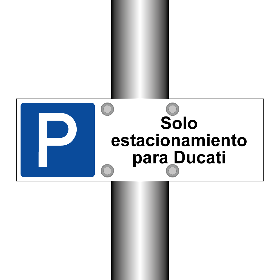 Solo estacionamiento para Ducati
