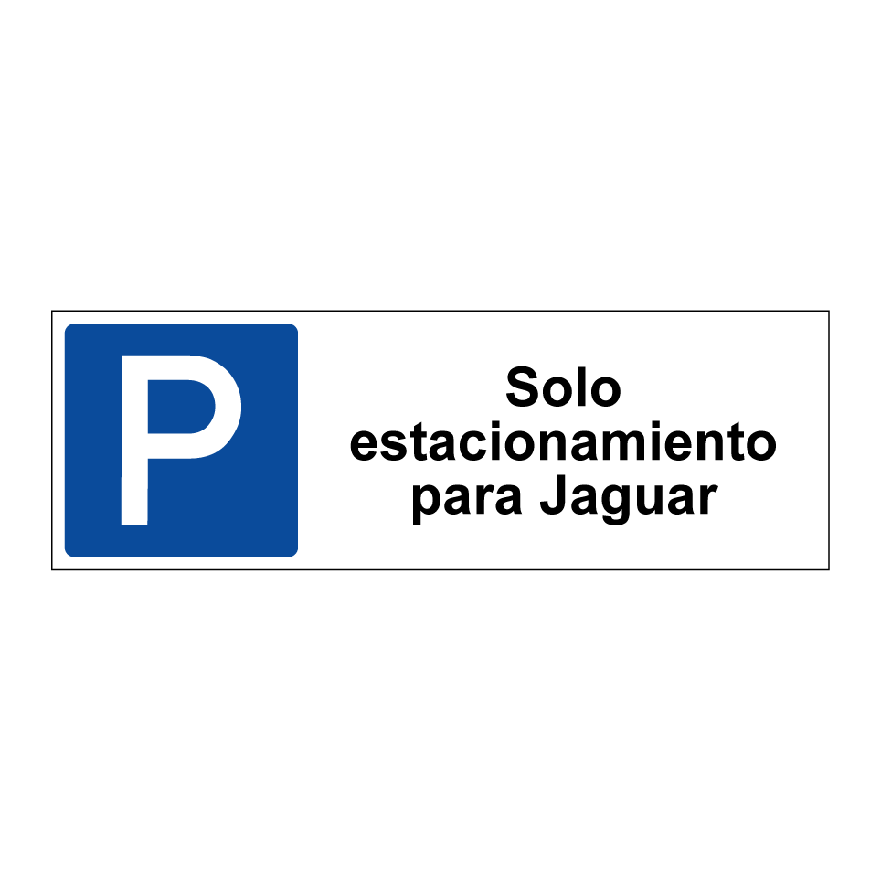 Solo estacionamiento para Jaguar