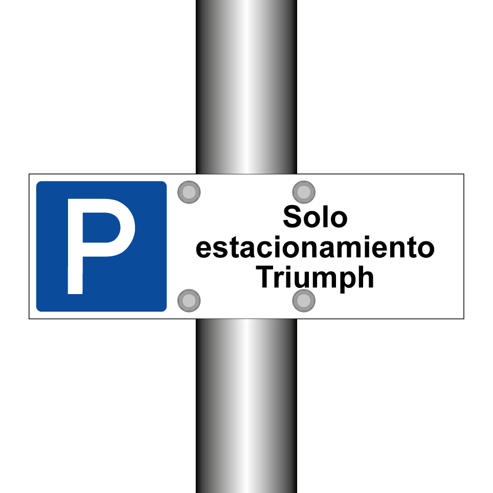 Solo estacionamiento Triumph