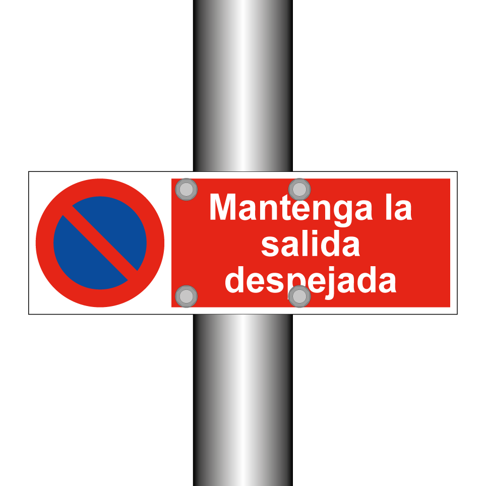Mantenga la salida despejada