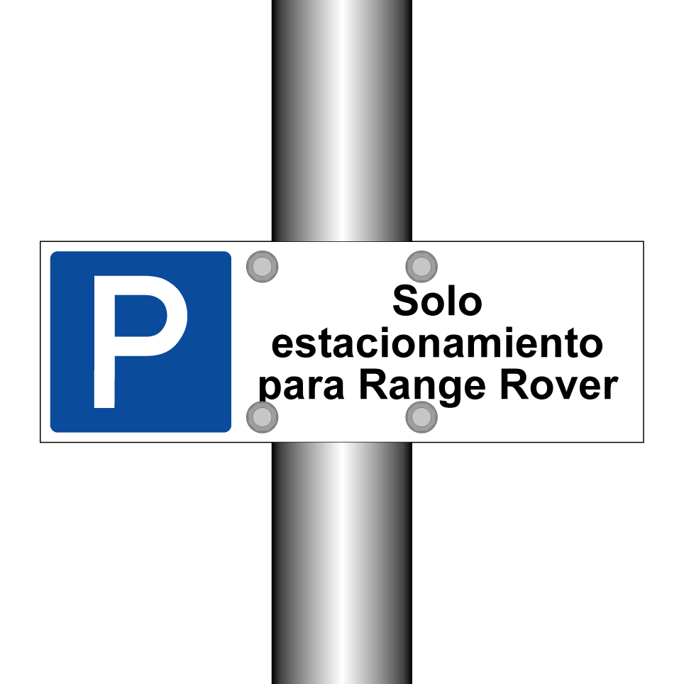 Solo estacionamiento para Range Rover