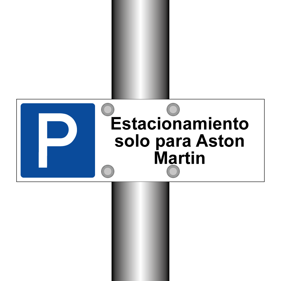 Estacionamiento solo para Aston Martin