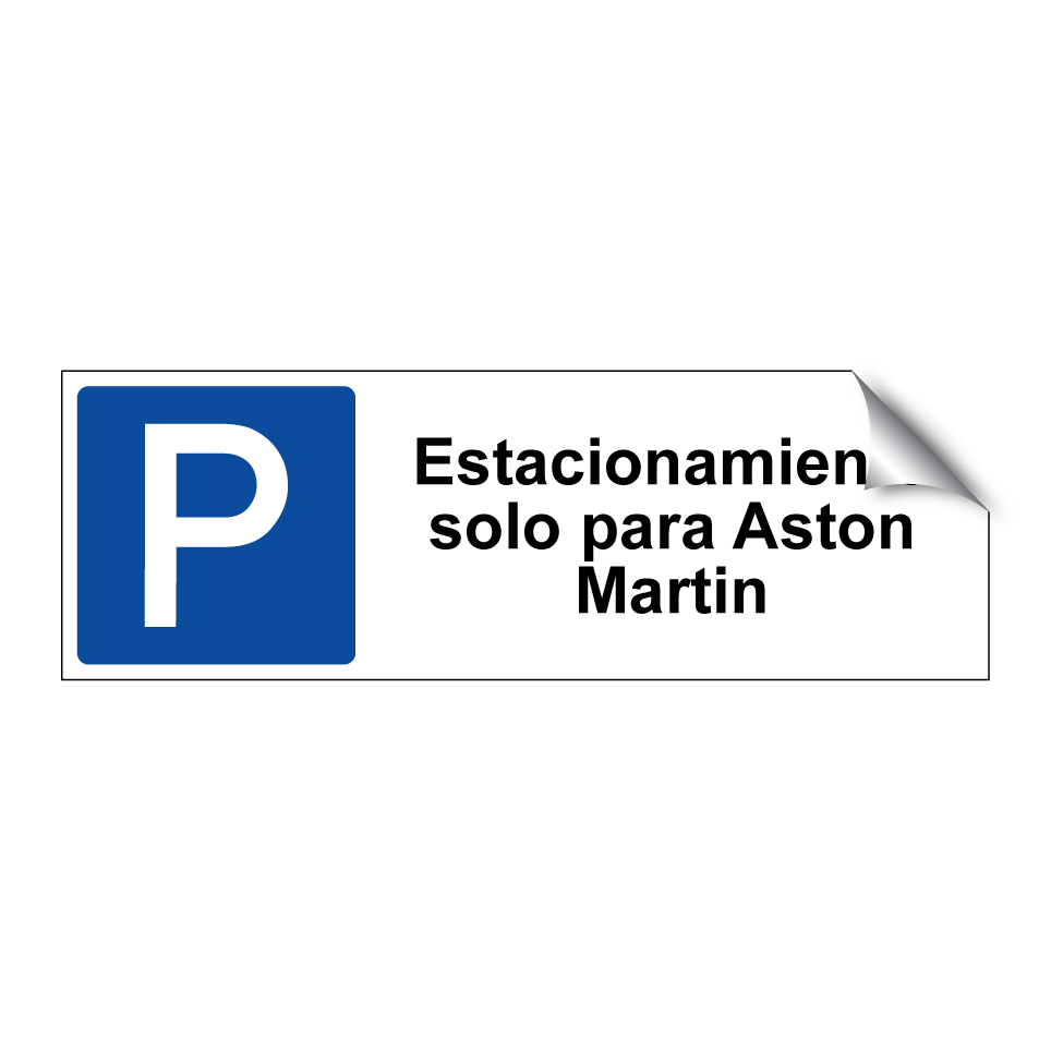 Estacionamiento solo para Aston Martin