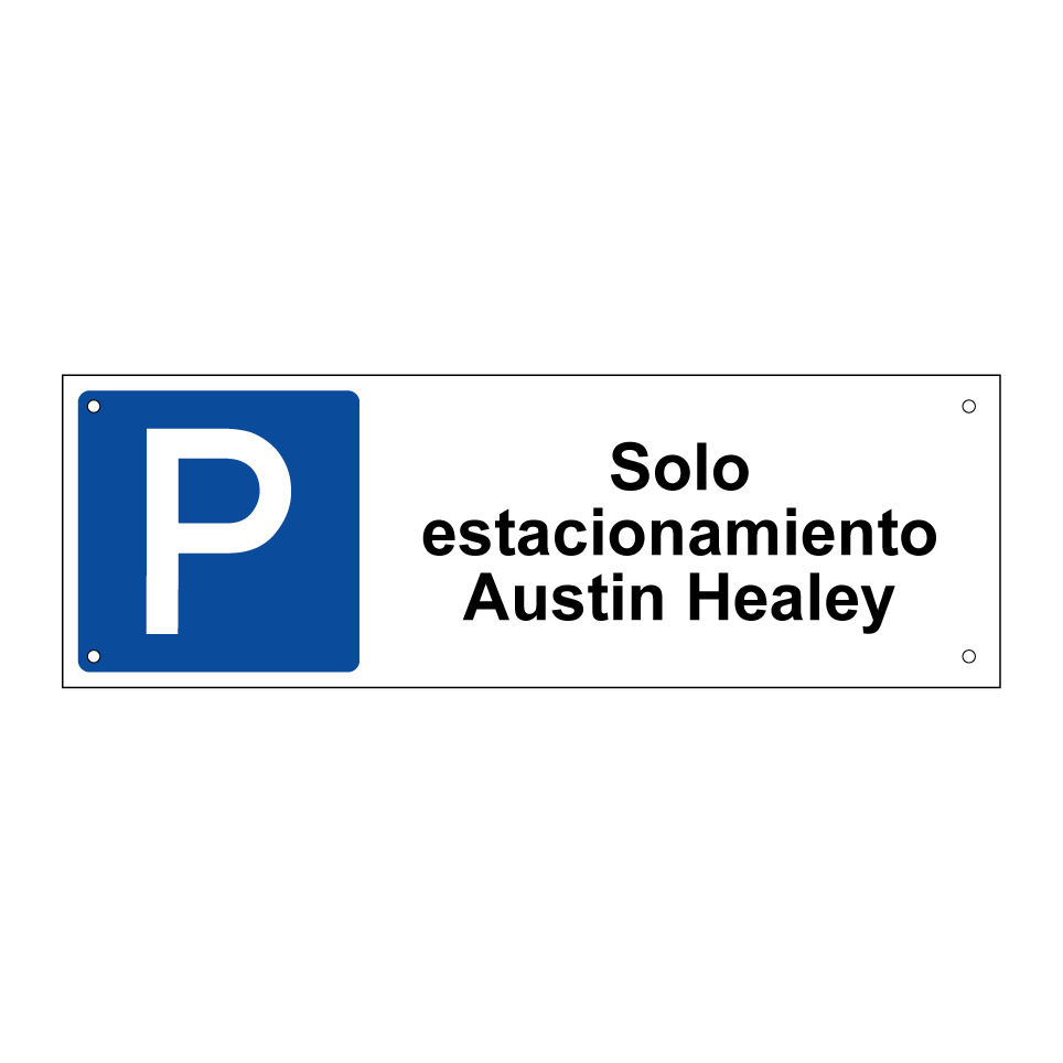 Solo estacionamiento Austin Healey