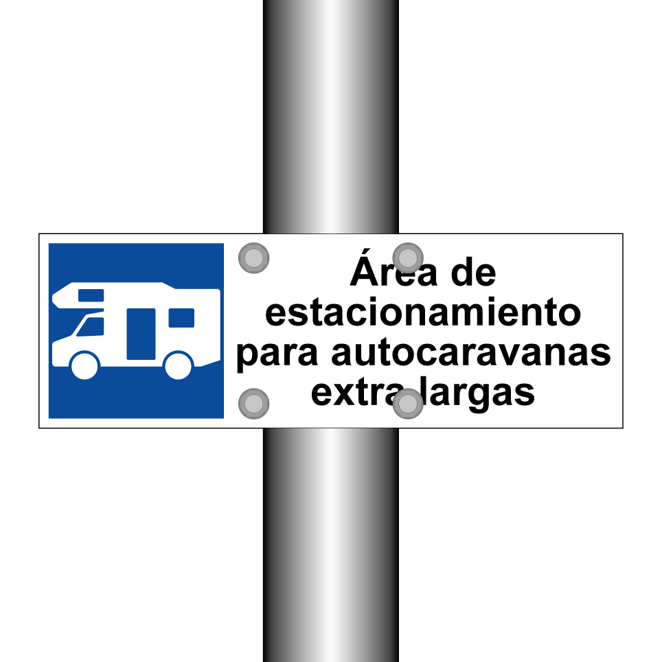 Área de estacionamiento para autocaravanas extra largas