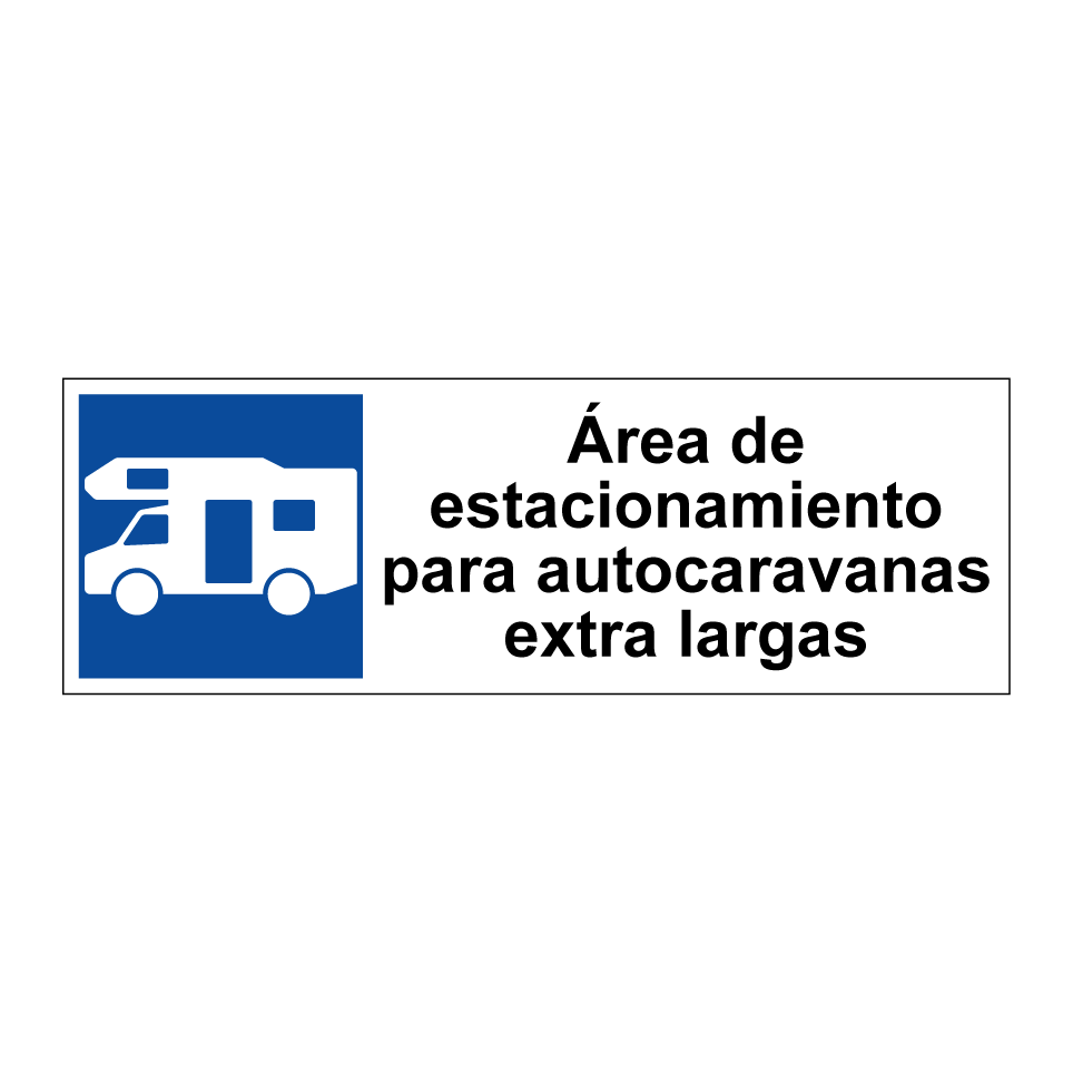 Área de estacionamiento para autocaravanas extra largas