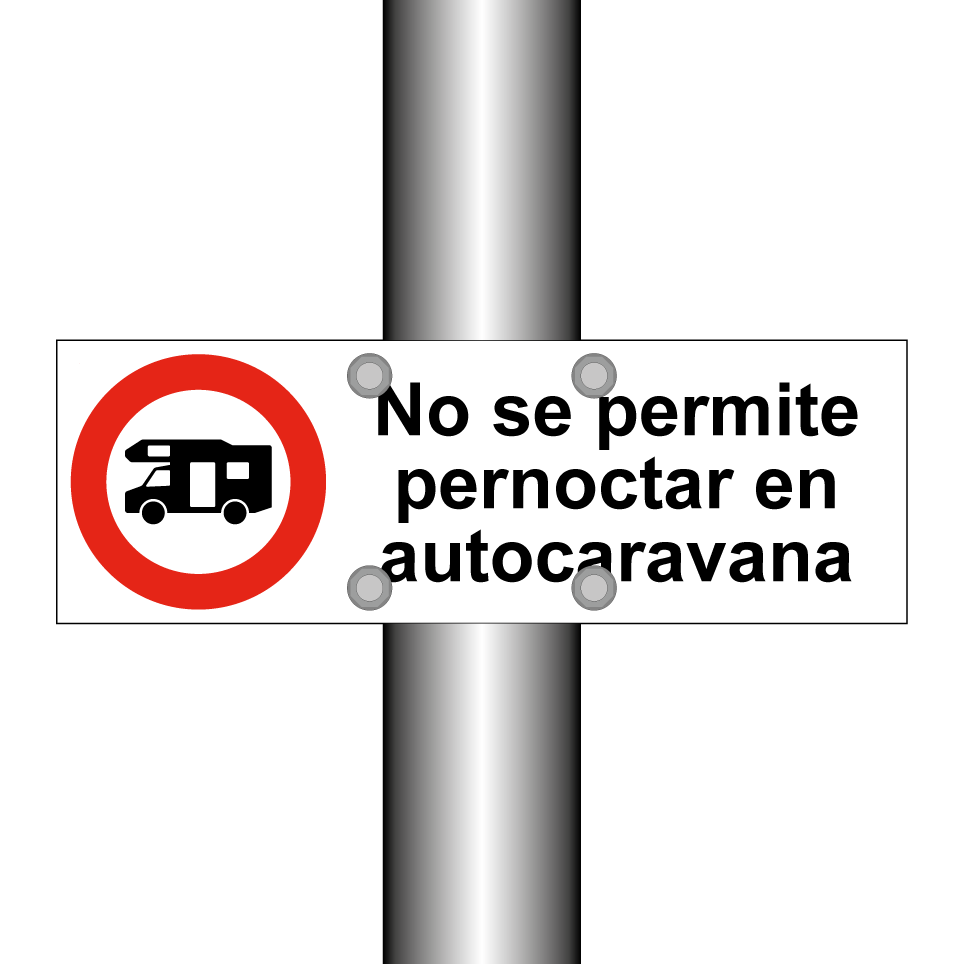 No se permite pernoctar en autocaravana