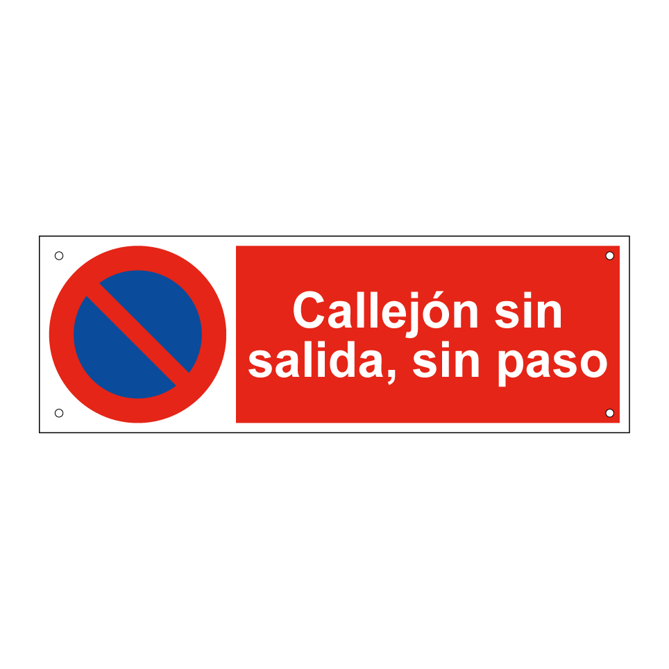 Callejón sin salida, sin paso