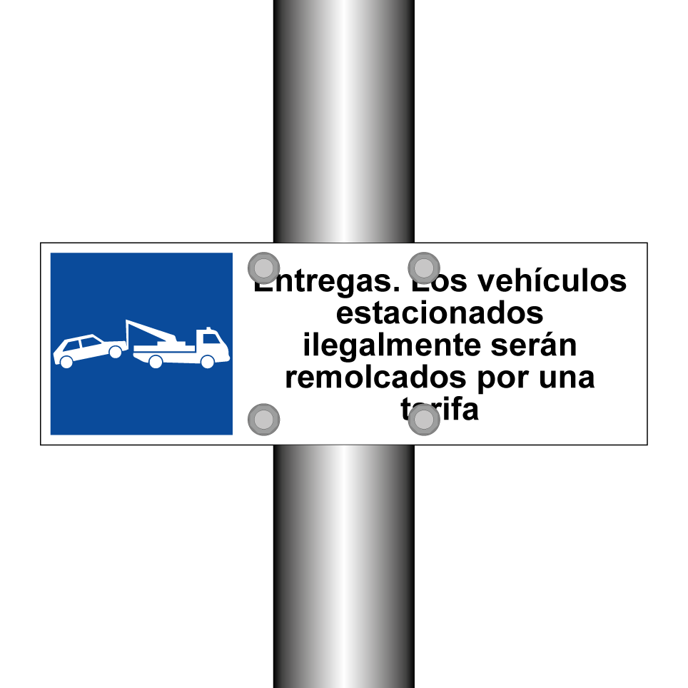 Entregas. Los vehículos estacionados ilegalmente serán remolcados por una tarifa