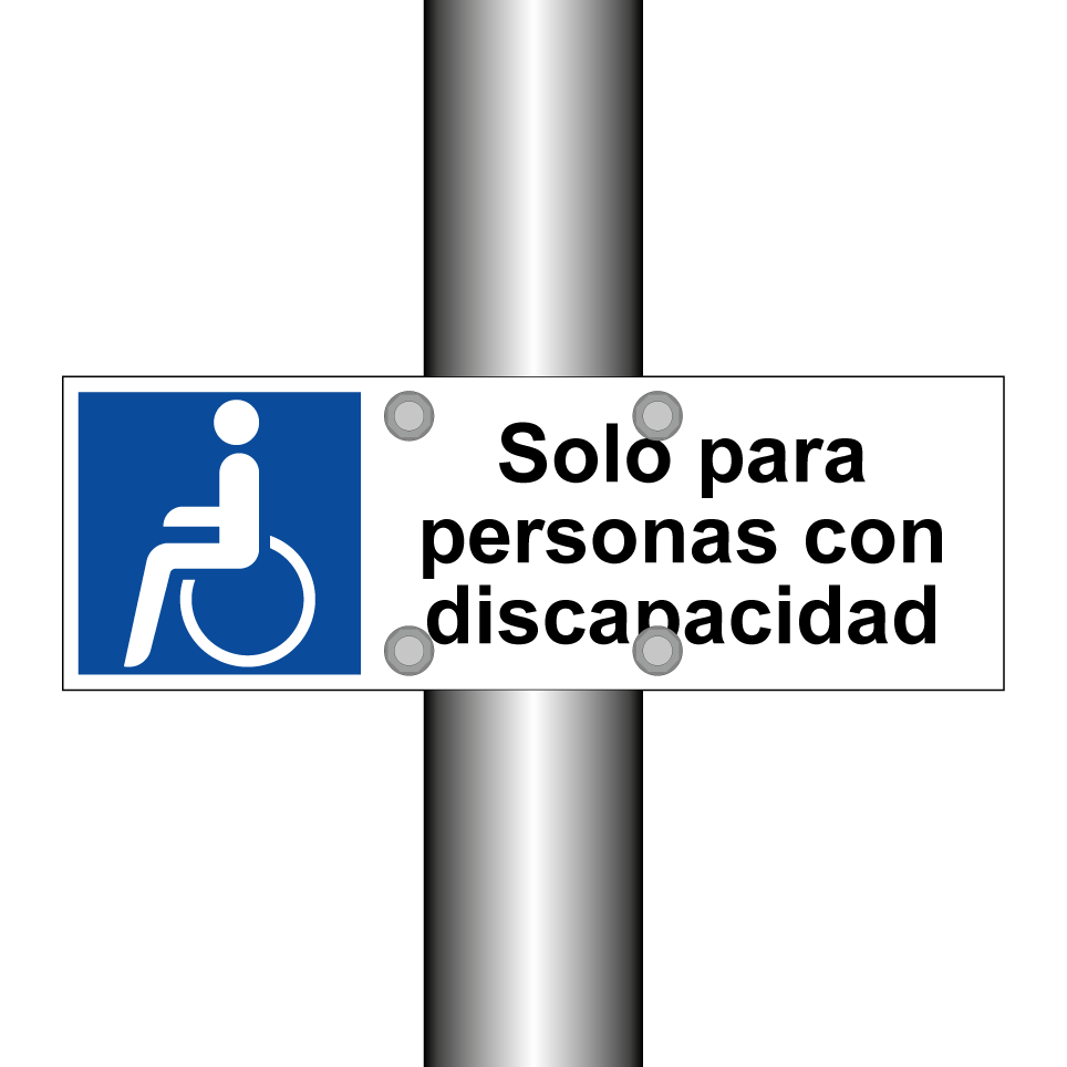 Solo para personas con discapacidad