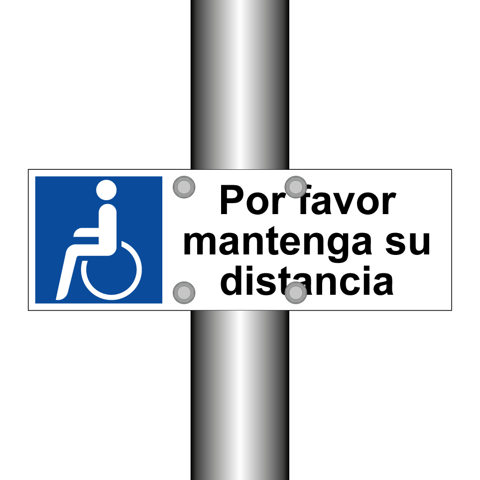 Por favor mantenga su distancia