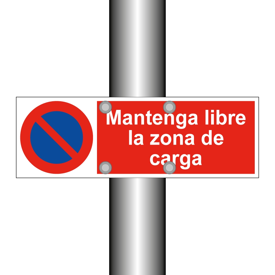 Mantenga libre la zona de carga