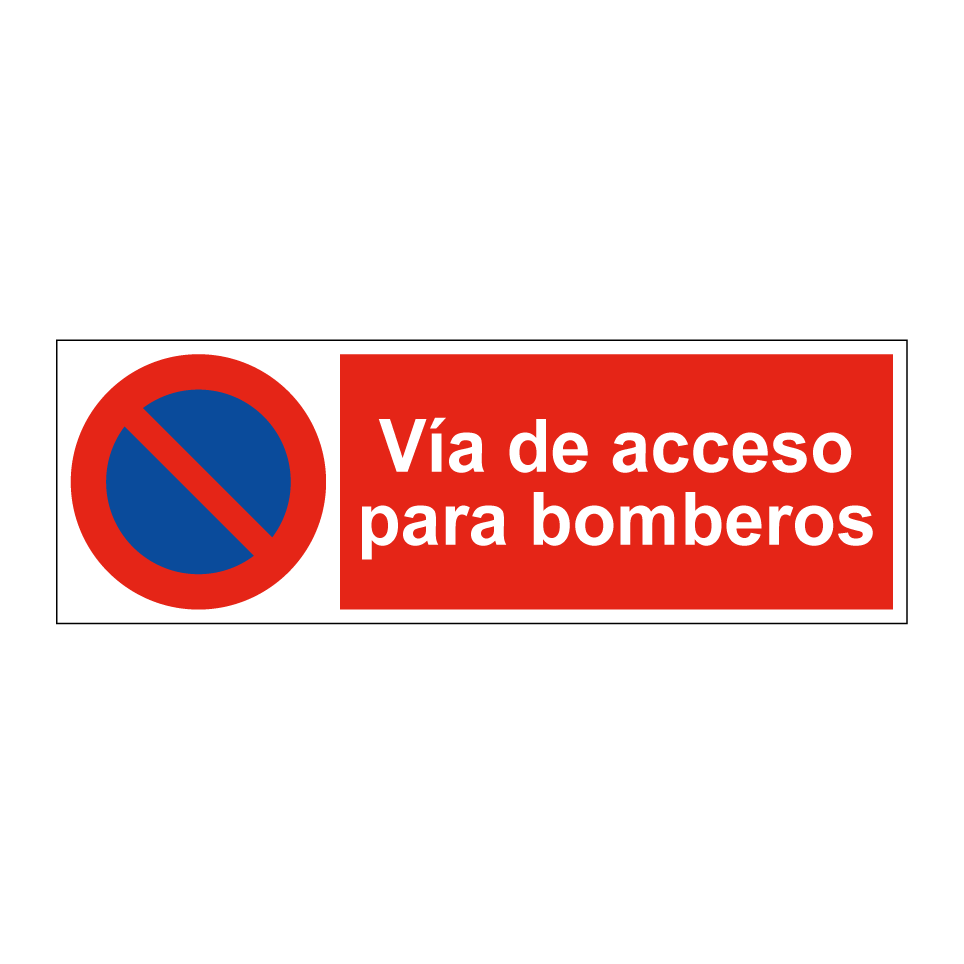 Vía de acceso para bomberos