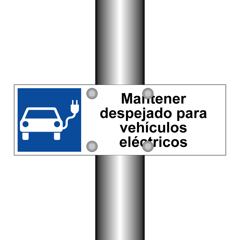 Mantener despejado para vehículos eléctricos