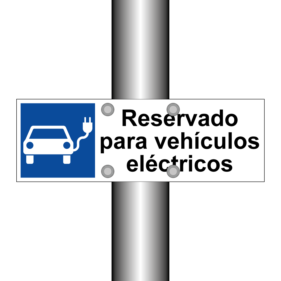 Reservado para vehículos eléctricos
