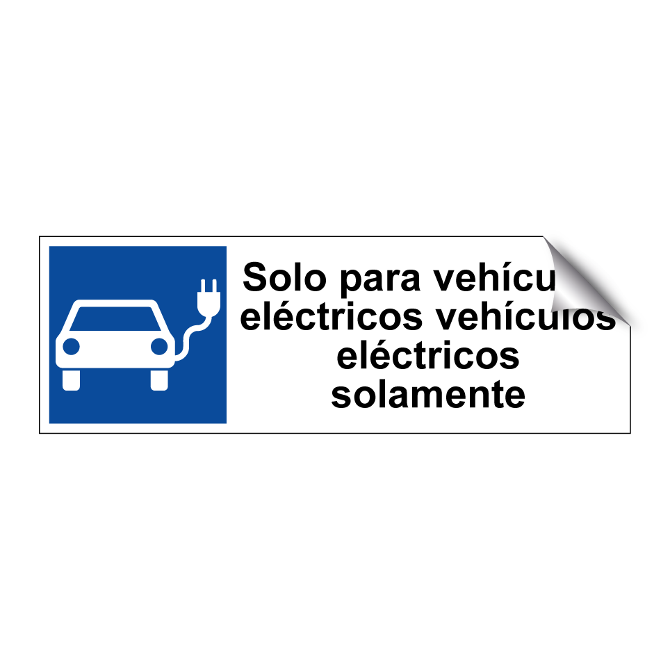 Solo para vehículos eléctricos vehículos eléctricos solamente