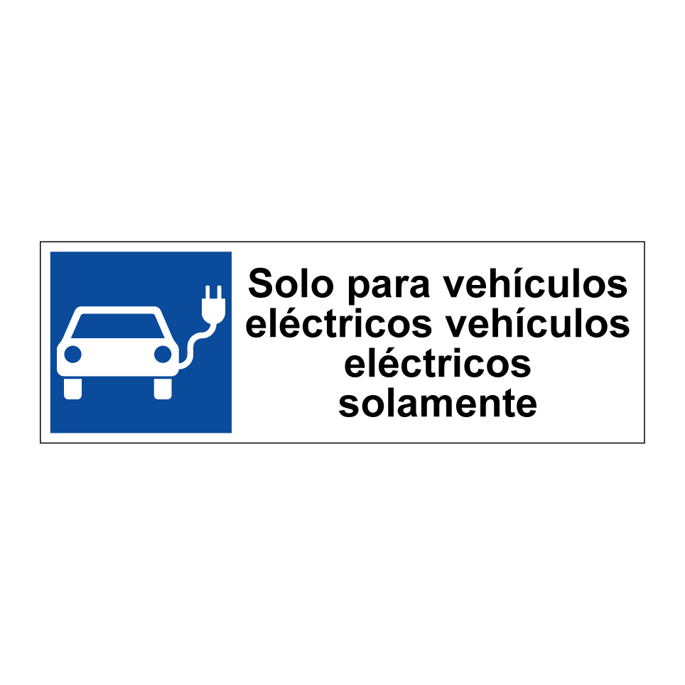 Solo para vehículos eléctricos vehículos eléctricos solamente