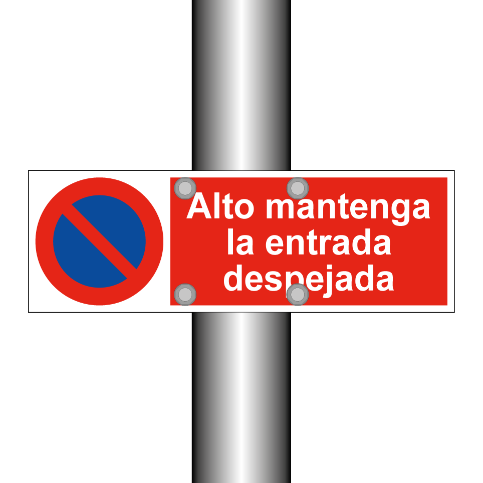 Alto mantenga la entrada despejada
