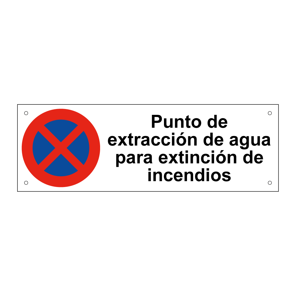 Punto de extracción de agua para extinción de incendios