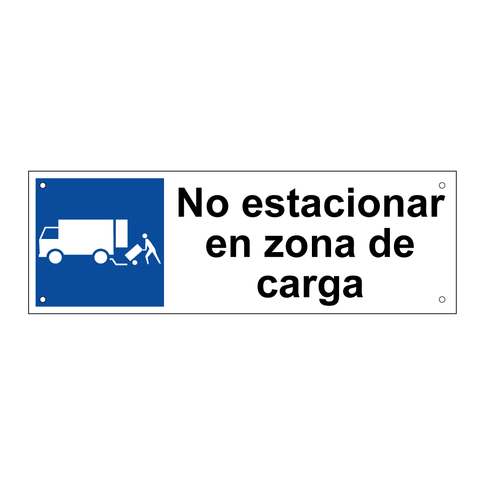 No estacionar en zona de carga