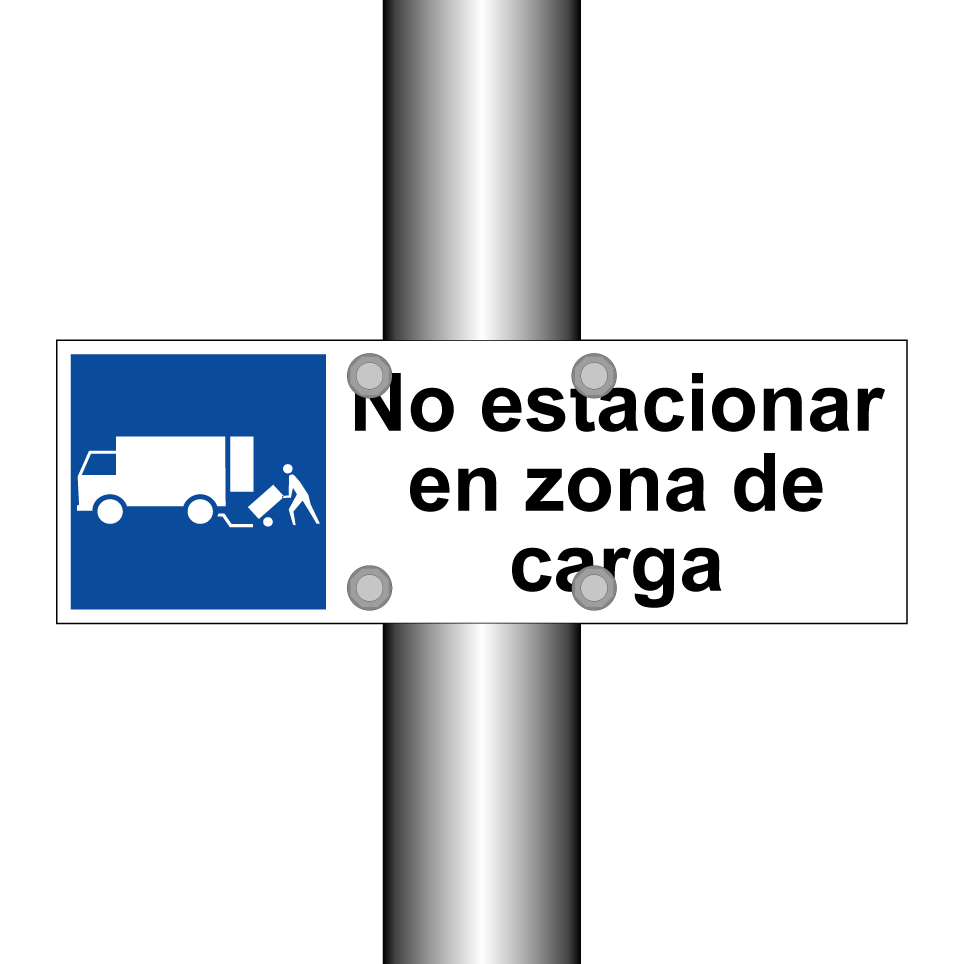 No estacionar en zona de carga
