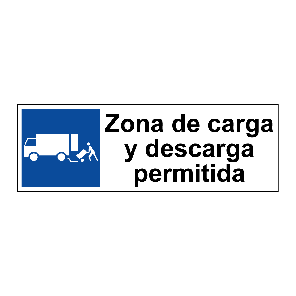 Zona de carga y descarga permitida